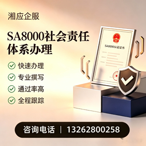 泰州SA8000社会责任体系认证服务